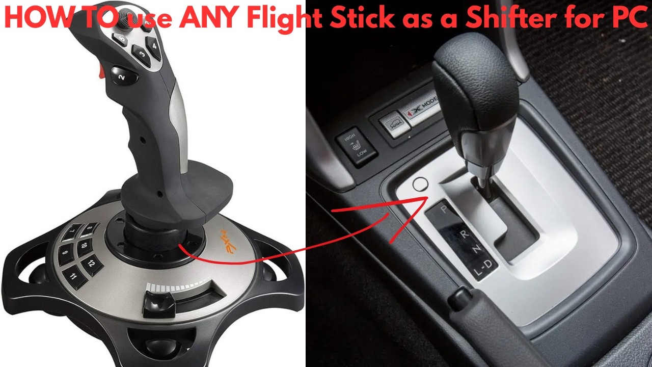 HOW To use ANY Flight Stick as a Simple Shifter for PC