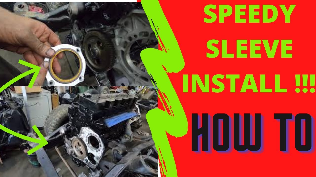 How to install crankshaft speedy sleeve ( Cummins )