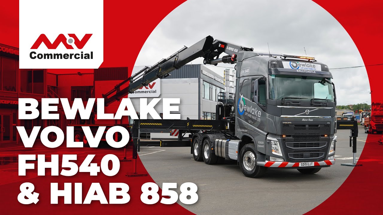 Bewlake Volvo FH540 with Hiab 858 Handover - July 2019 - MV Commercial