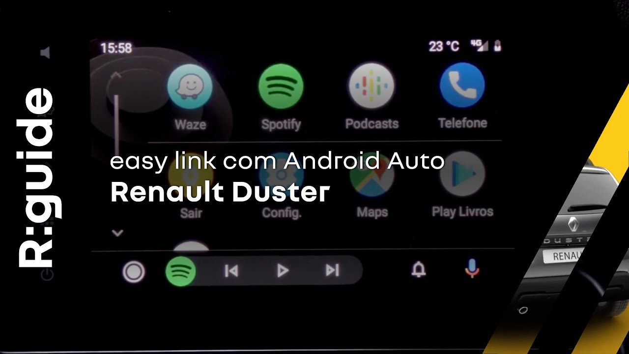 informações sobre o easy link com Android Auto | Renault Duster