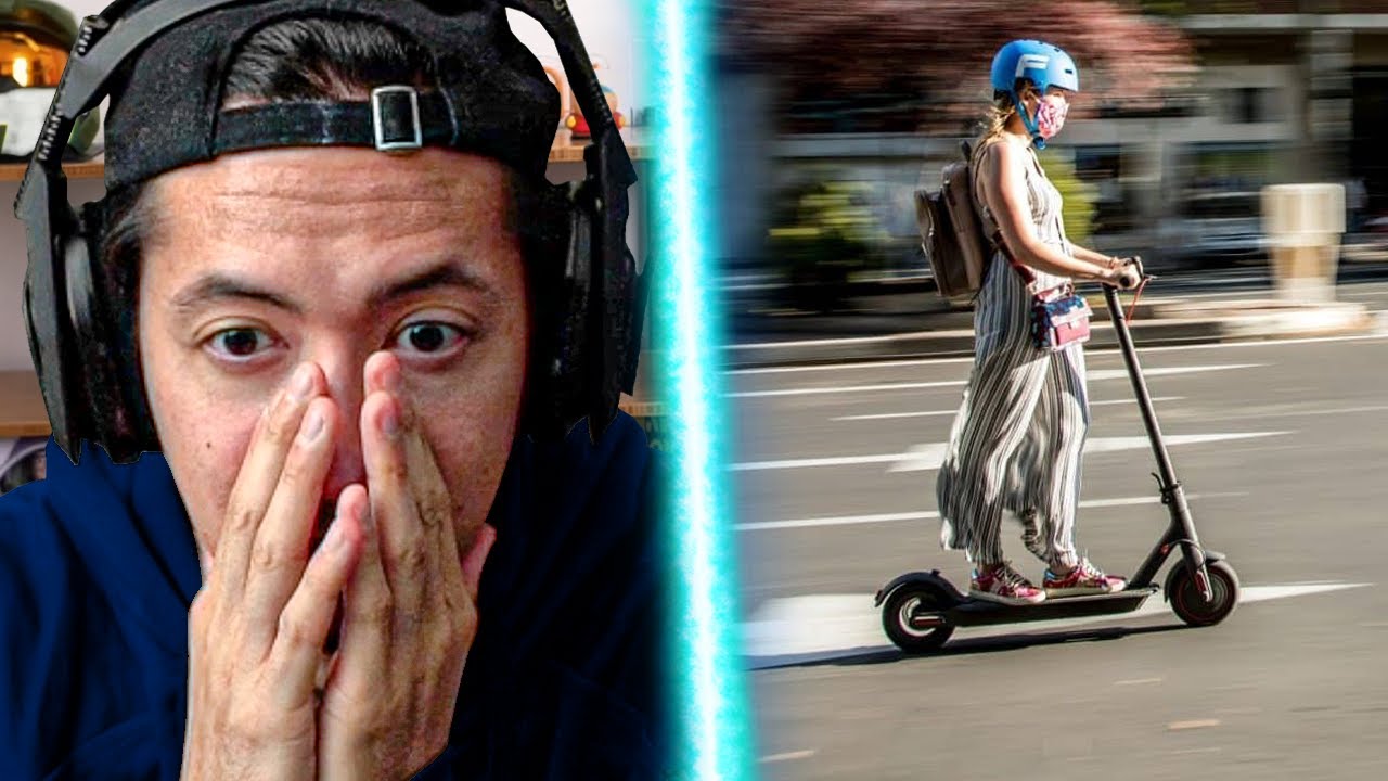 LE FLÉAU DES TROTTINETTES ÉLECTRIQUES ! ►REACT