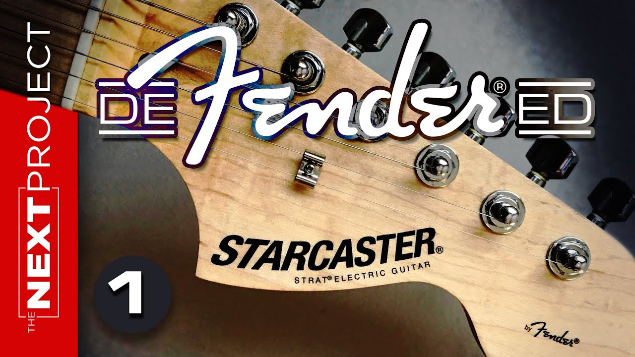 Fender Strat Starcaster Guitar Mod Project