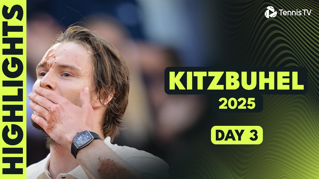 Bublik Entertains; Baez, Bautista Agut & More Feature | Kitzbuhel 2025 Day 3 Highlights