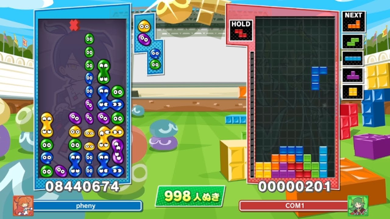 Puyo Puyo Tetris 2 勝ち抜き1000勝チャレンジ [Atemmpt to 1000 wins]