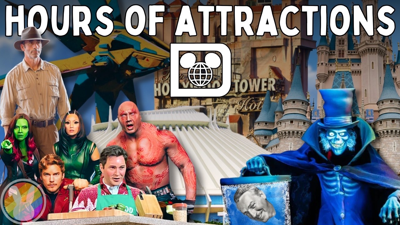 NONSTOP Disney World Attractions! 10 Hours of Rides & Shows