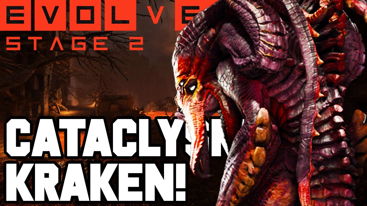 CATACLYSM KRAKEN!! ЭПИЧЕСКИЙ МАТЧ ВТОРОГО ЭТАПА!! Прохождение Evolve (ПК, 1080p, 60 кадров в секу...