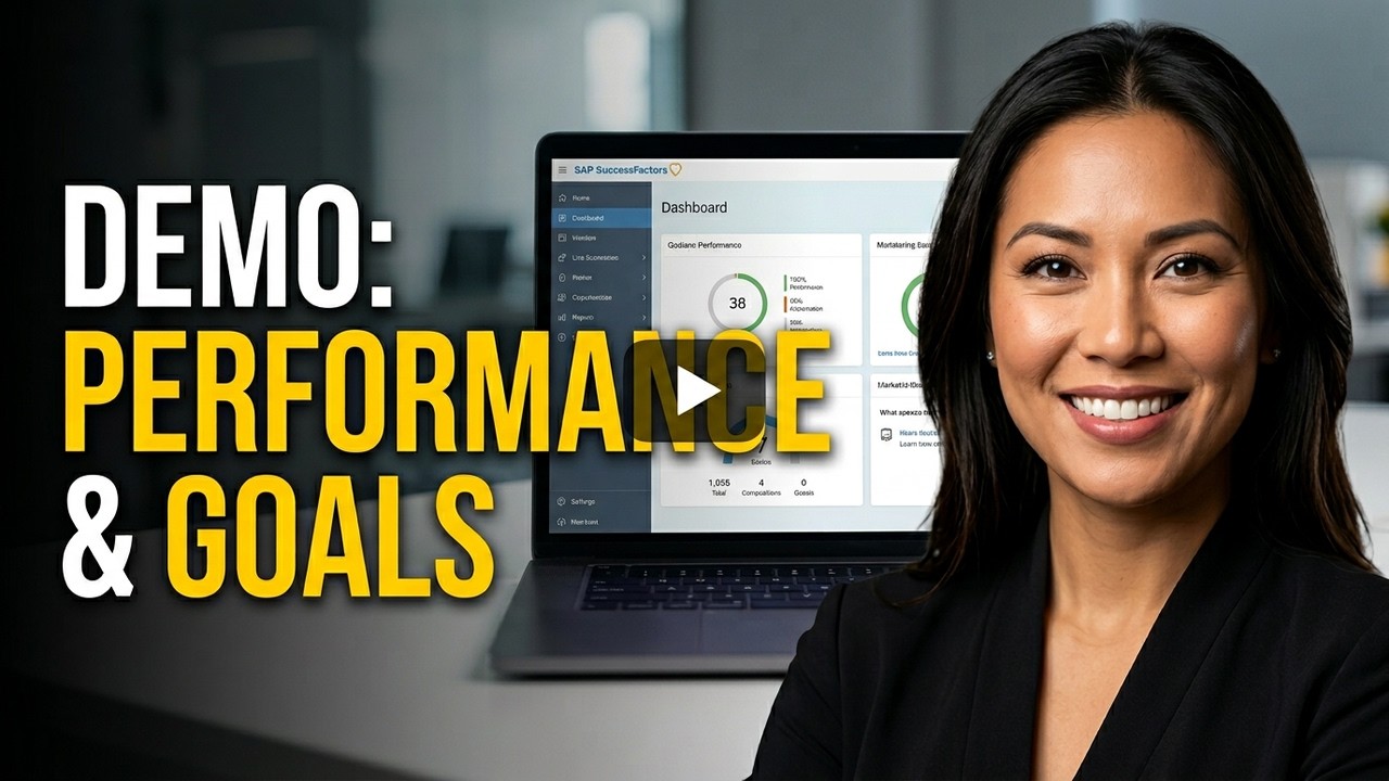Evaluaciones de Desempeño con SAP SuccessFactors: Demo del módulo Performance & Goals