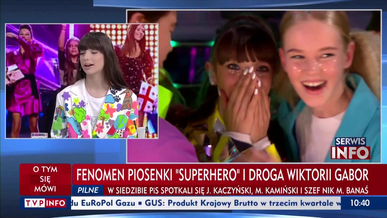 Viki Gabor w TVP Info: Jestem na bieżąco ze szkołą