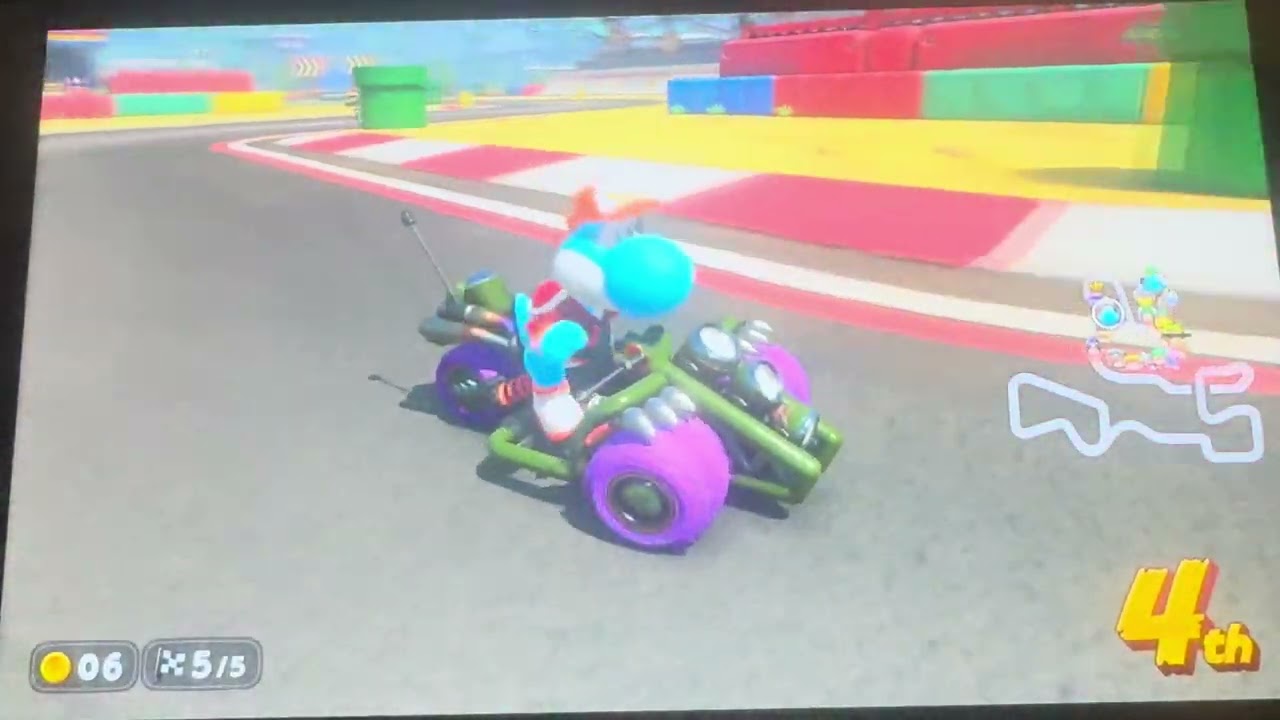 Red Yoshi on the game 