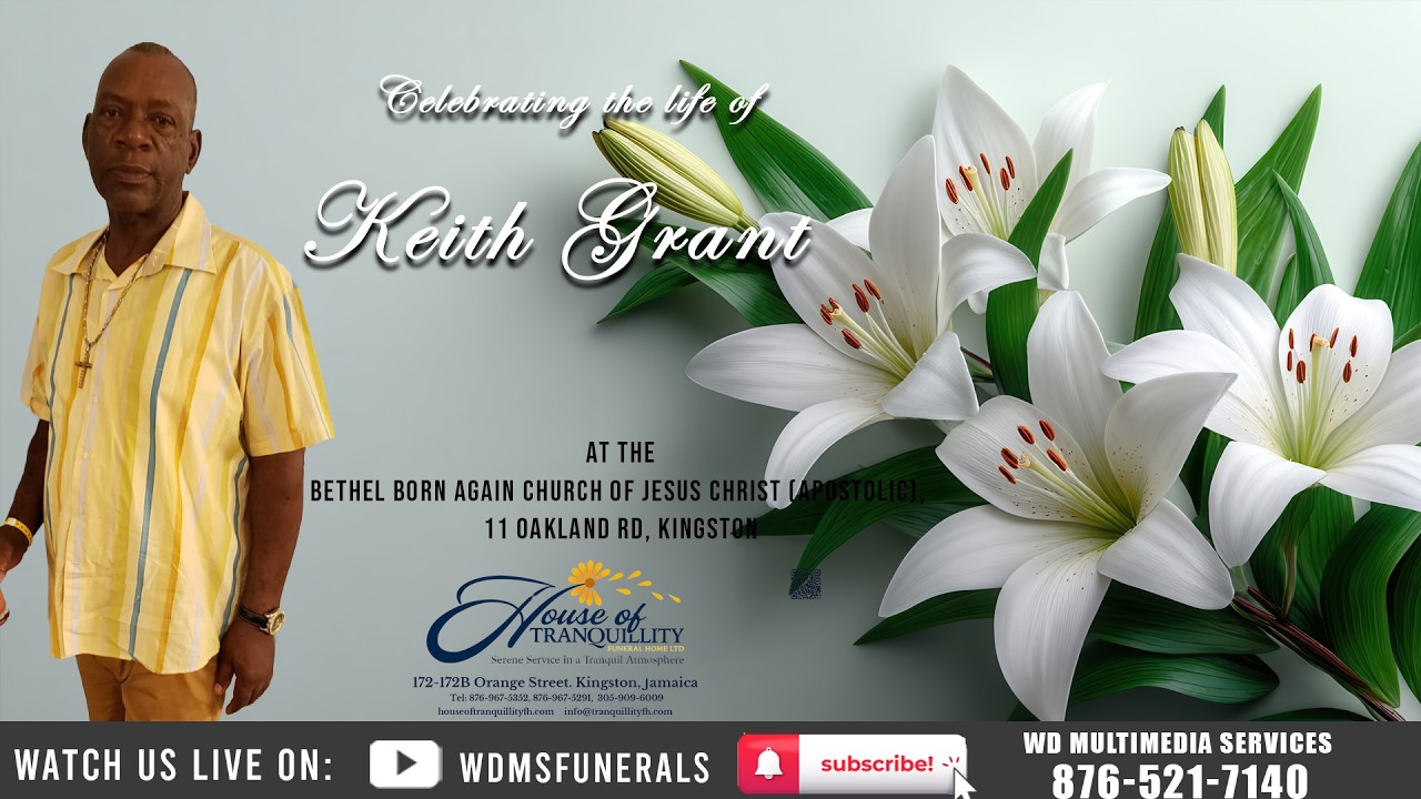 Keith Grant Funeral Service