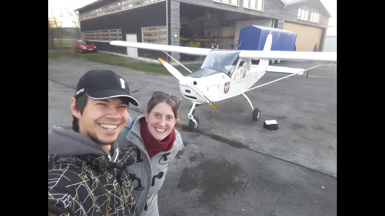 Nikolausflug mit Maria | Rundflug Tecnam P92 | Hassfurt EDQT