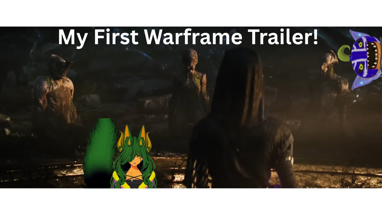 My Reaction to the Warframe Trailer at the Beginning of the game!