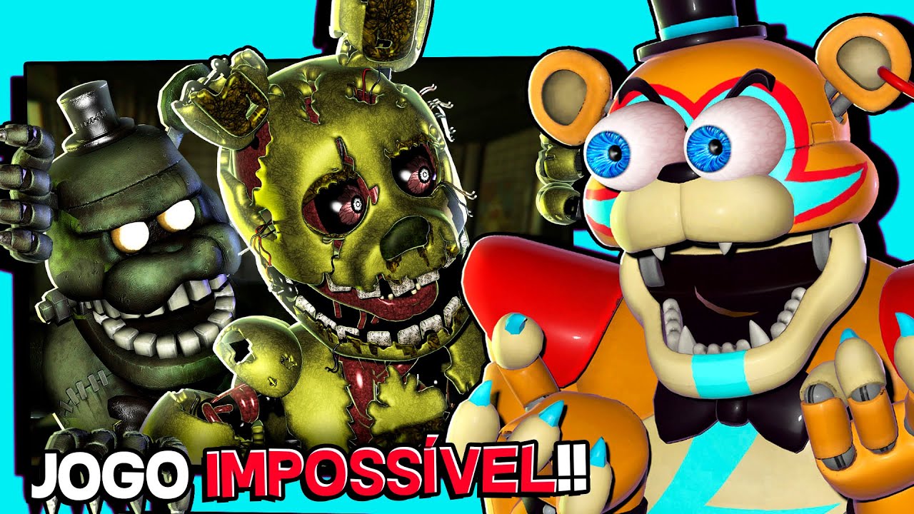GLAMROCK FREDDY JOGA THE GLITCHED ATTRACTION! #2