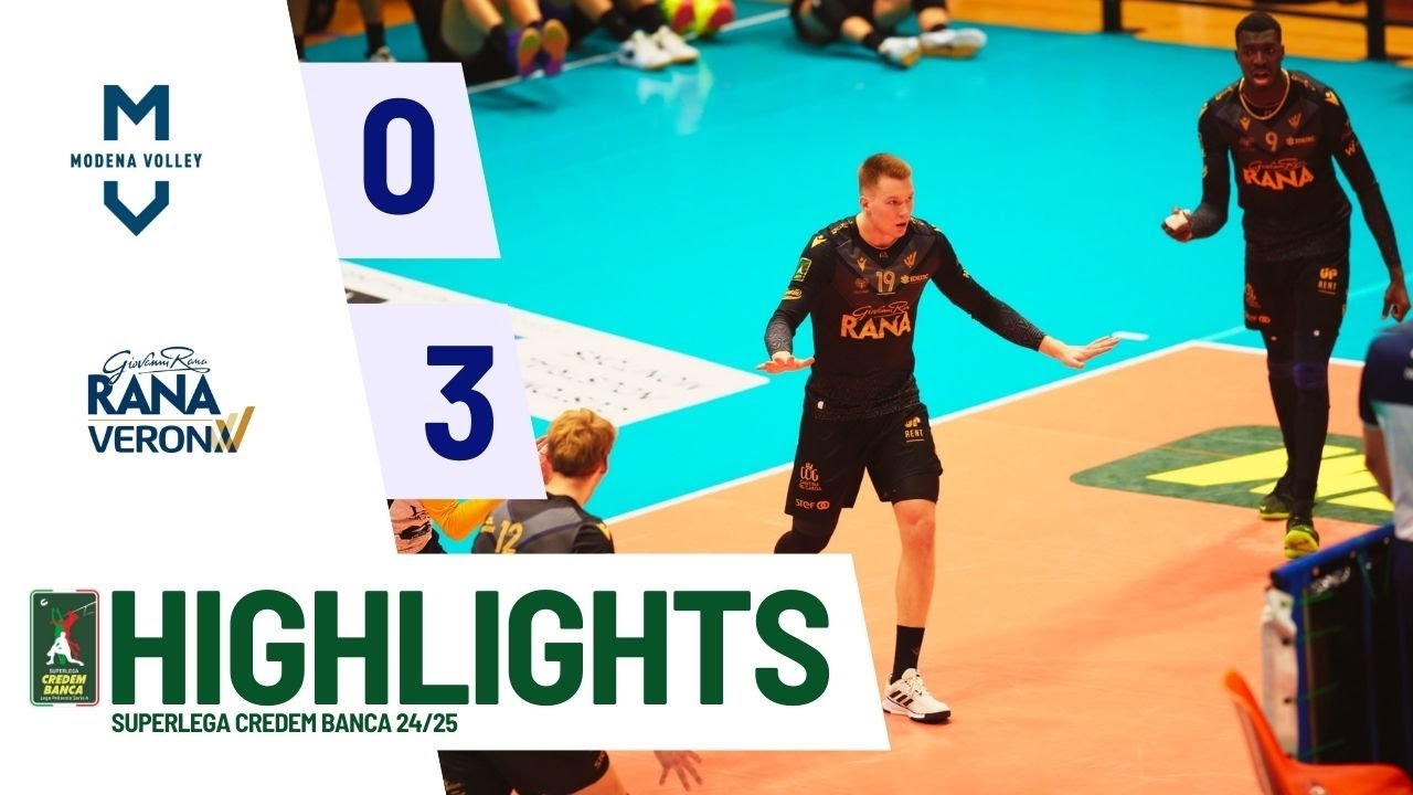 Valsa Group Modena vs. Rana Verona - Superlega Credem Banca VBTV Match Highlights
