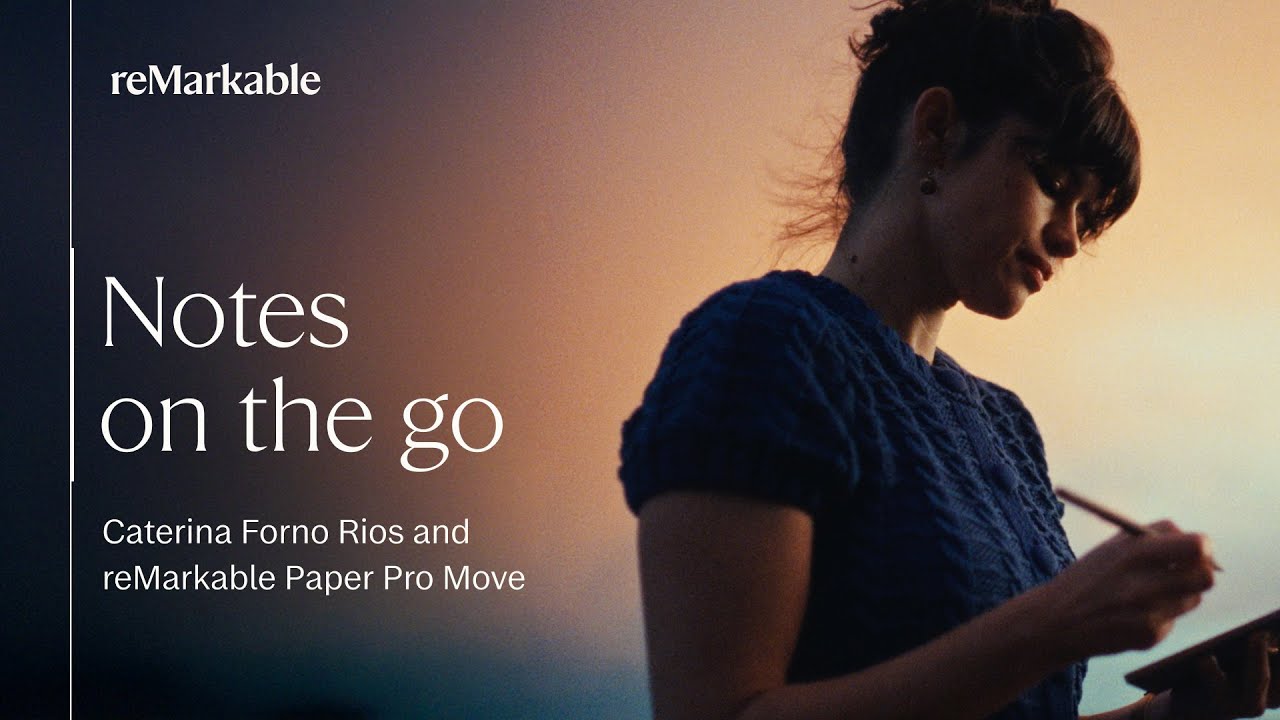 Note-taking on the go | reMarkable Paper Pro Move