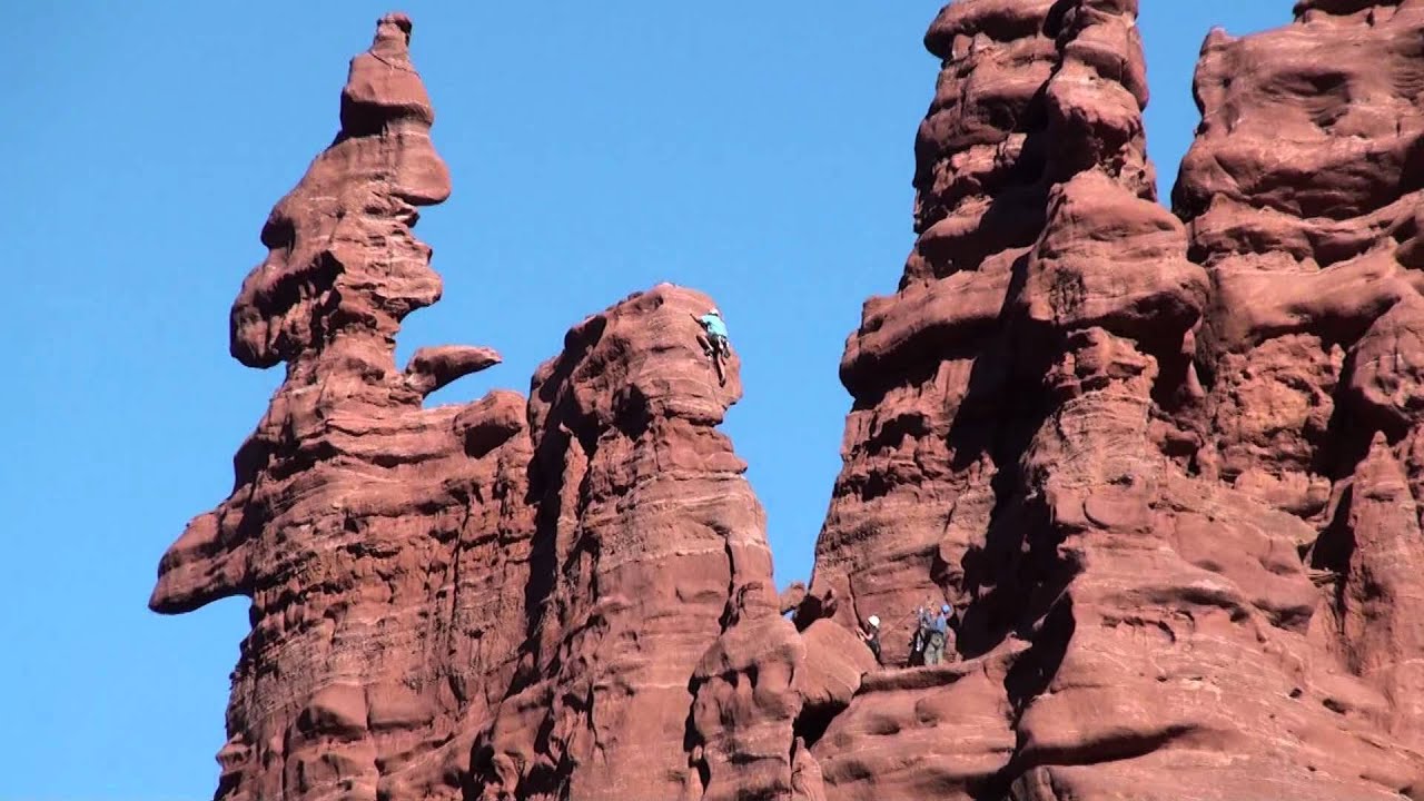 Fisher Towers Insane Climbing