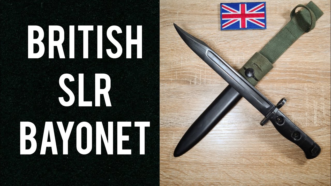 AWESOME BAYONET!!! L1A3 bayonet for the British SLR (L1A1).