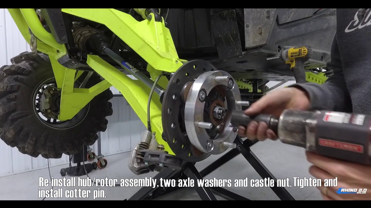 SuperATV - How To Install Rhino 2 0 Axles - Polaris RZR