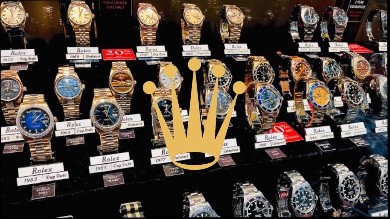Rolex shopping in London Grey market at the Vintage Watch Company Submariner Datejust GMT investment