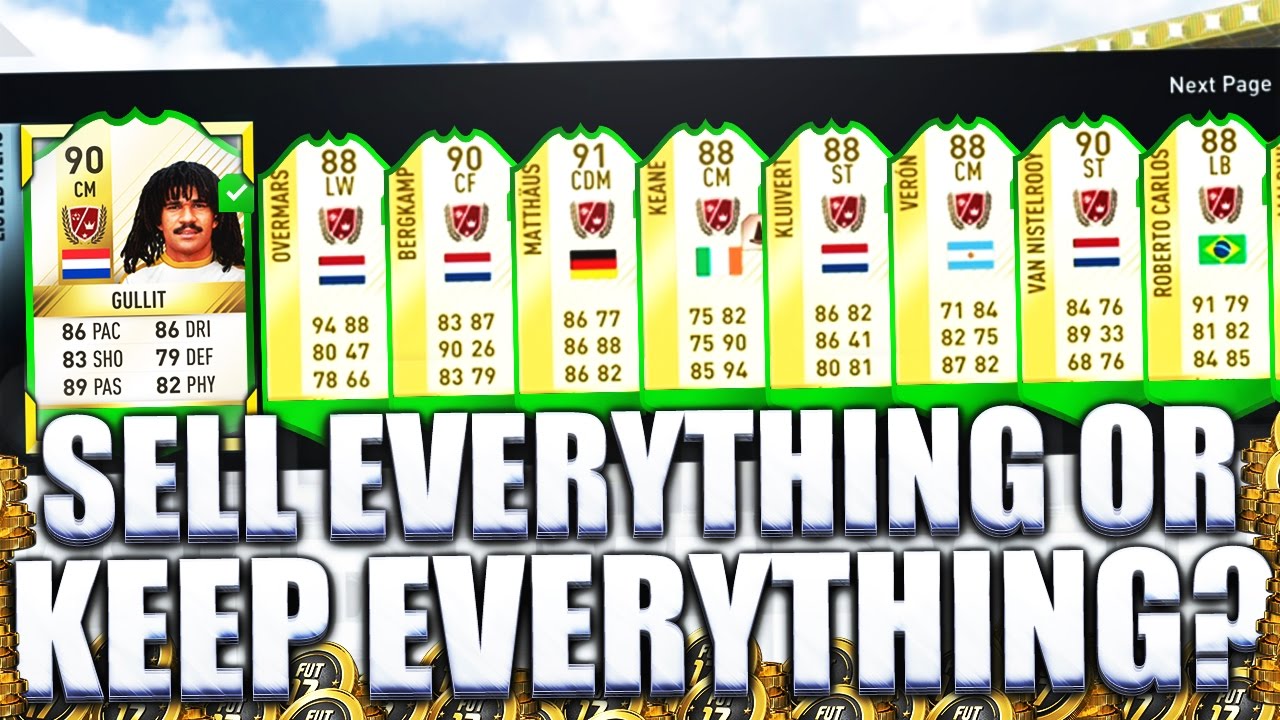 SELL EVERYTHING OR KEEP EVERYTHING?? #MARKETCRASH #FIFA17 ULTIMATE TEAM