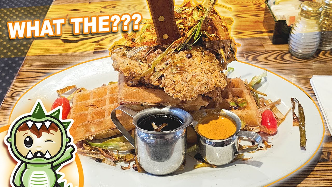 Crazy Chicken and Waffles at Hash House A-Go-Go Las Vegas & EDC