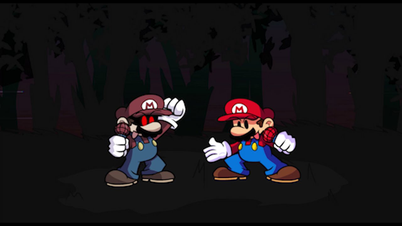You Can't Run but Fake Mario and Mario sings it