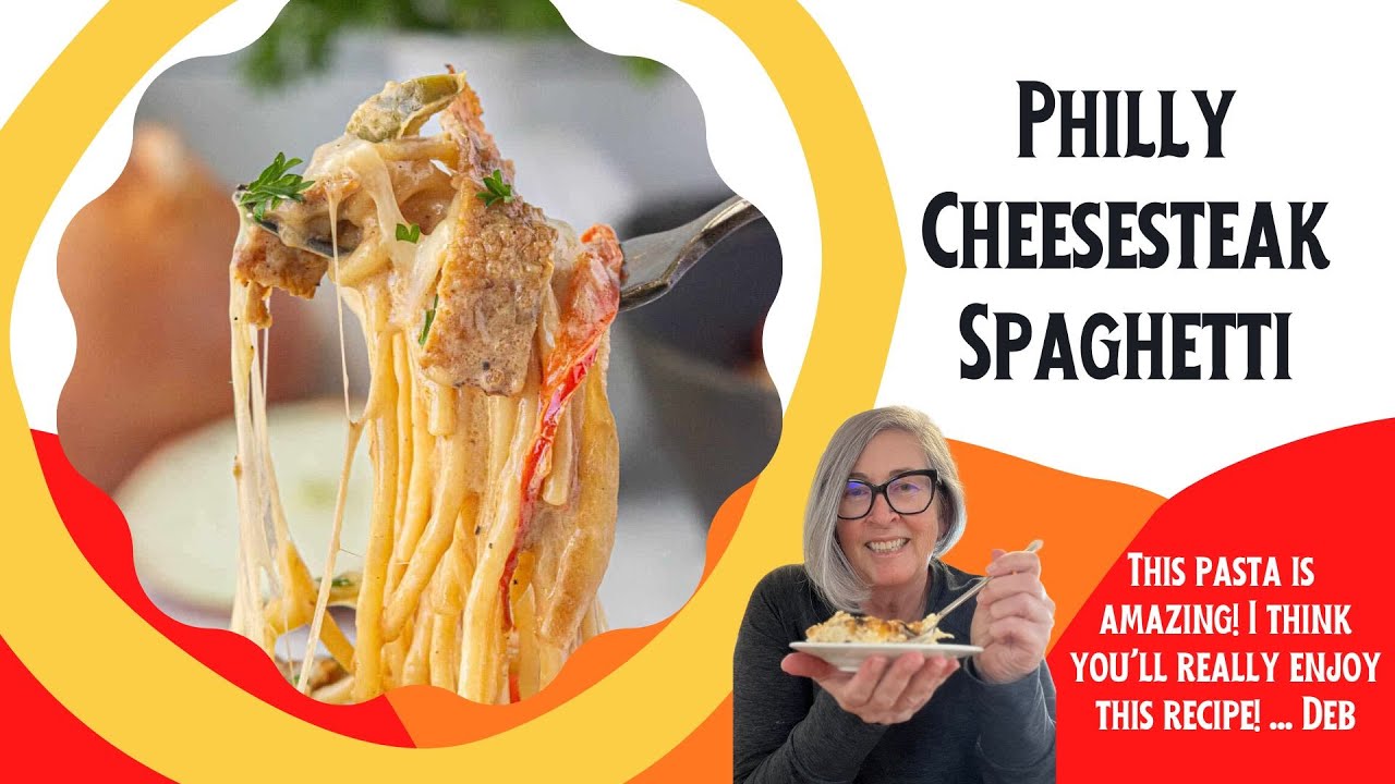 Cheesy, Savory, and Simple: 30 Minute Philly Cheesesteak Spaghetti Recipe!