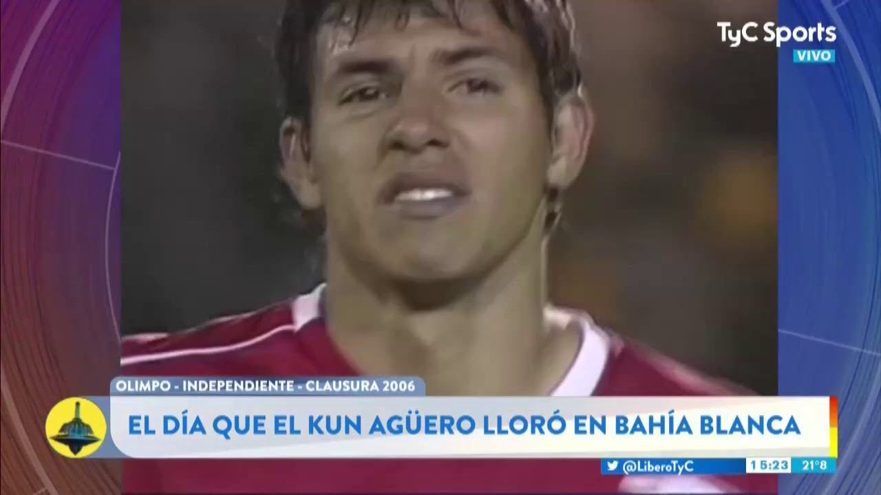 El día que el Kun Agüero lloró en Bahía Blanca