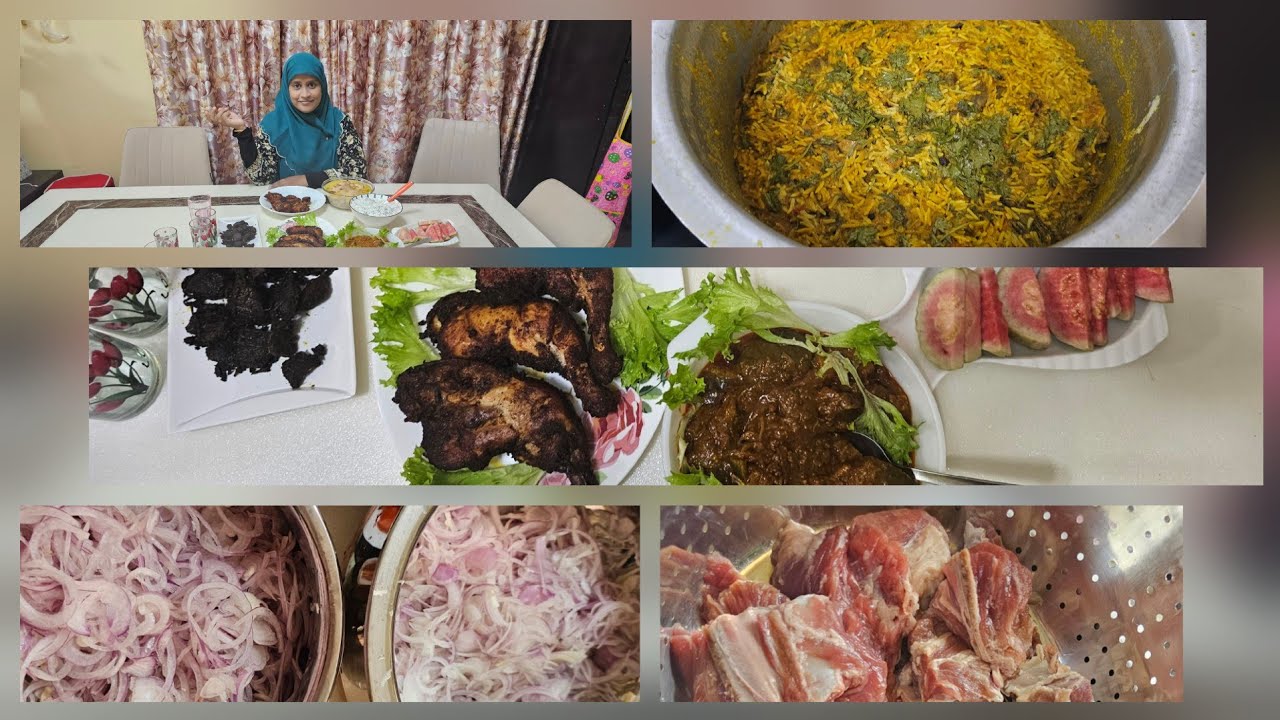 Grand Dinner preparation Vlog for newly married couple | Tasty Cooking motivation| Mutton Biriyani🥰