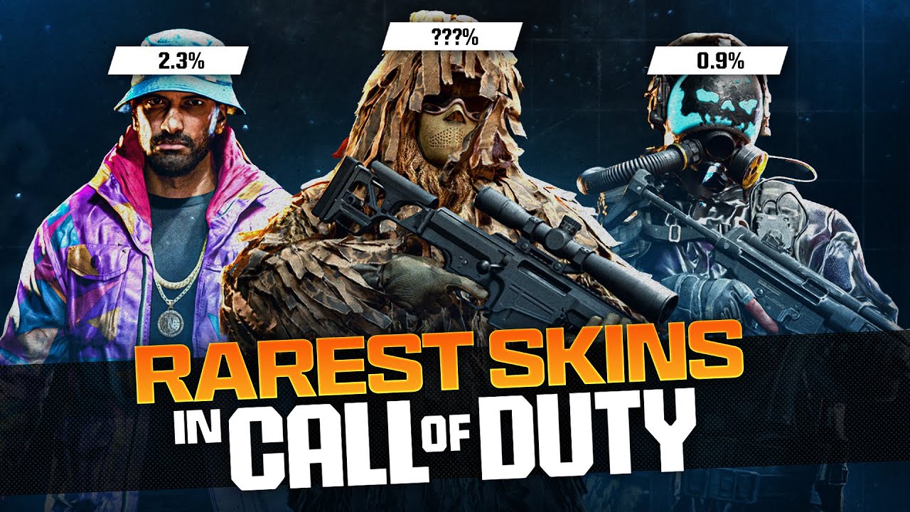 10+ САМЫХ РЕДКИХ обликов в Call of Duty...