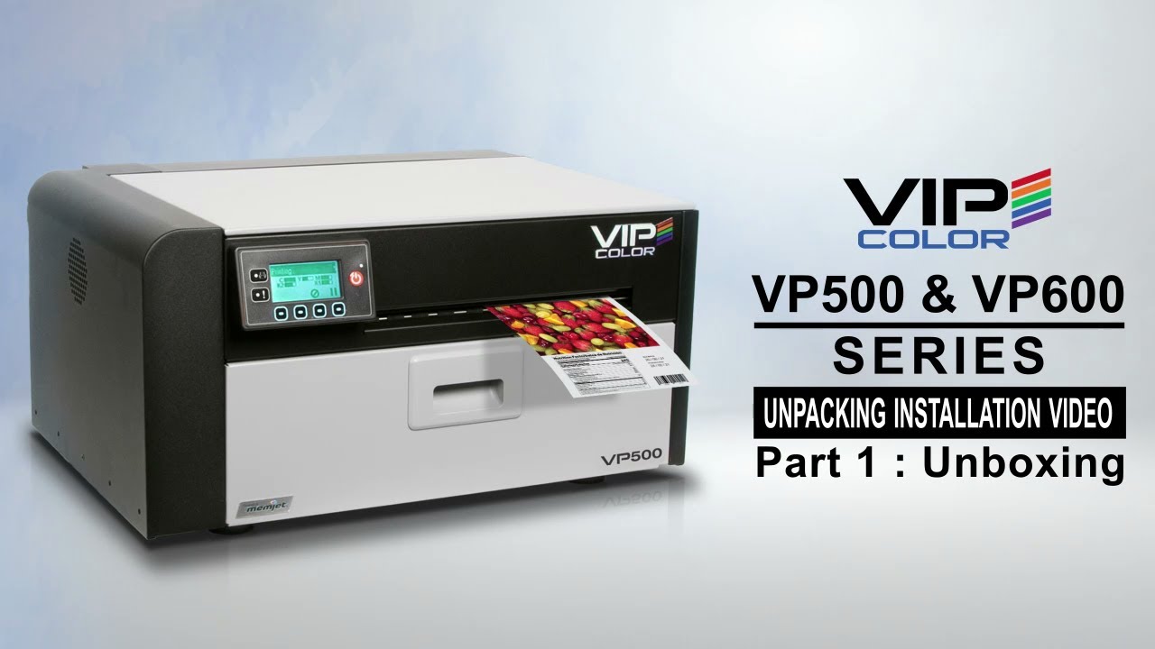How to setup the VP500 and VP600 series printer - Part 1