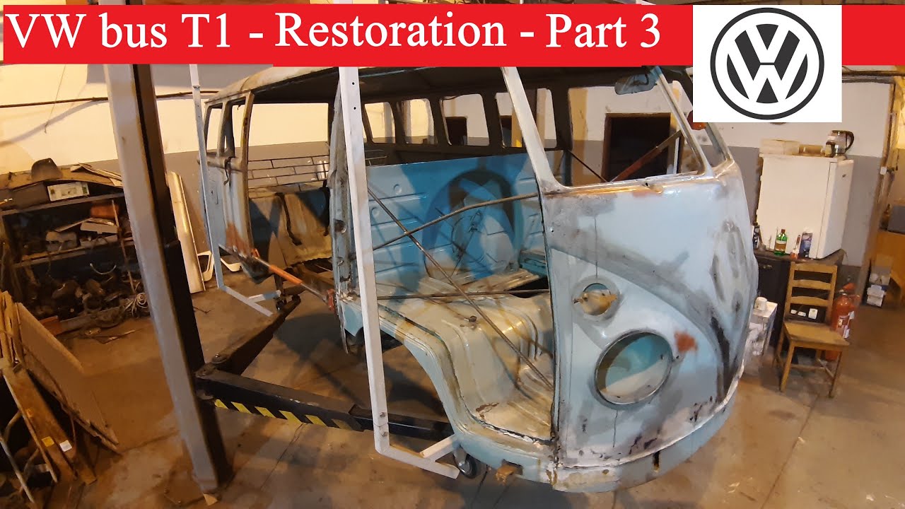 VW bus T1 - PART 3 - driver's cab floor removal
