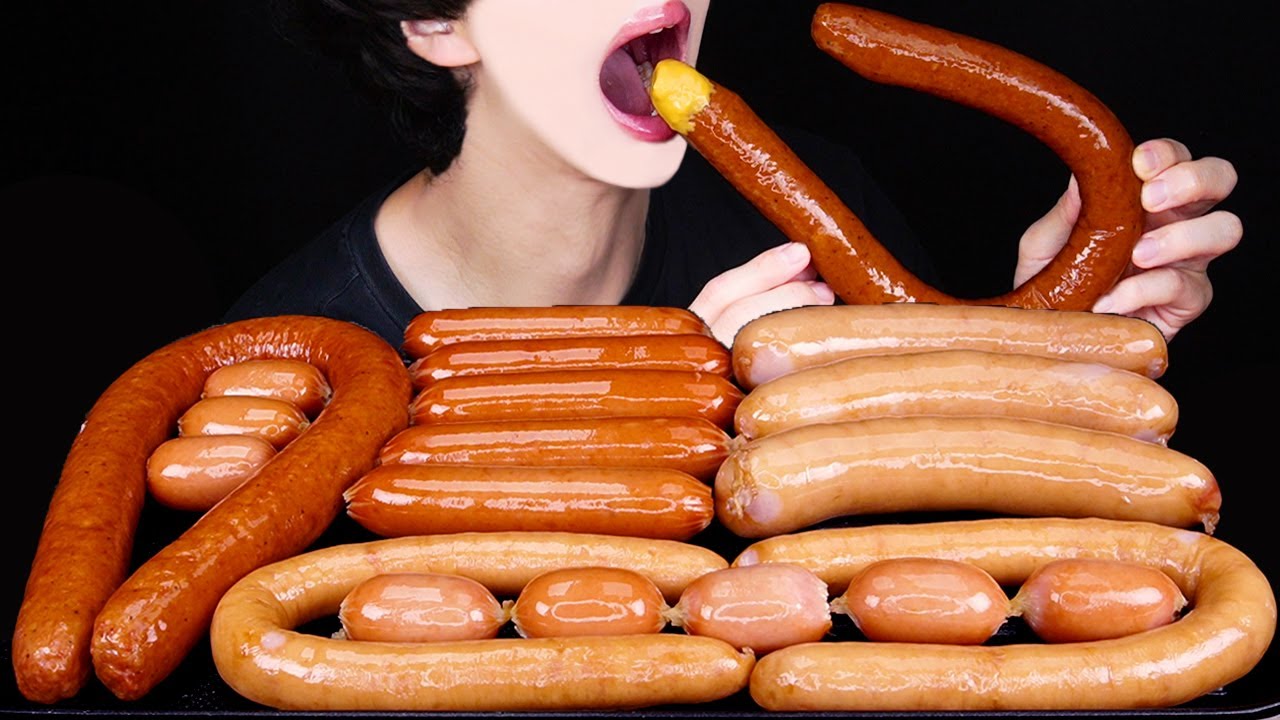 ASMR KIELBASA SAUSAGE CHEESY PARTY COOKING MUKBANG 킬바사 소세지 먹방 ソーセージ チーズ 咀嚼音 Sosis EATING SOUNDS