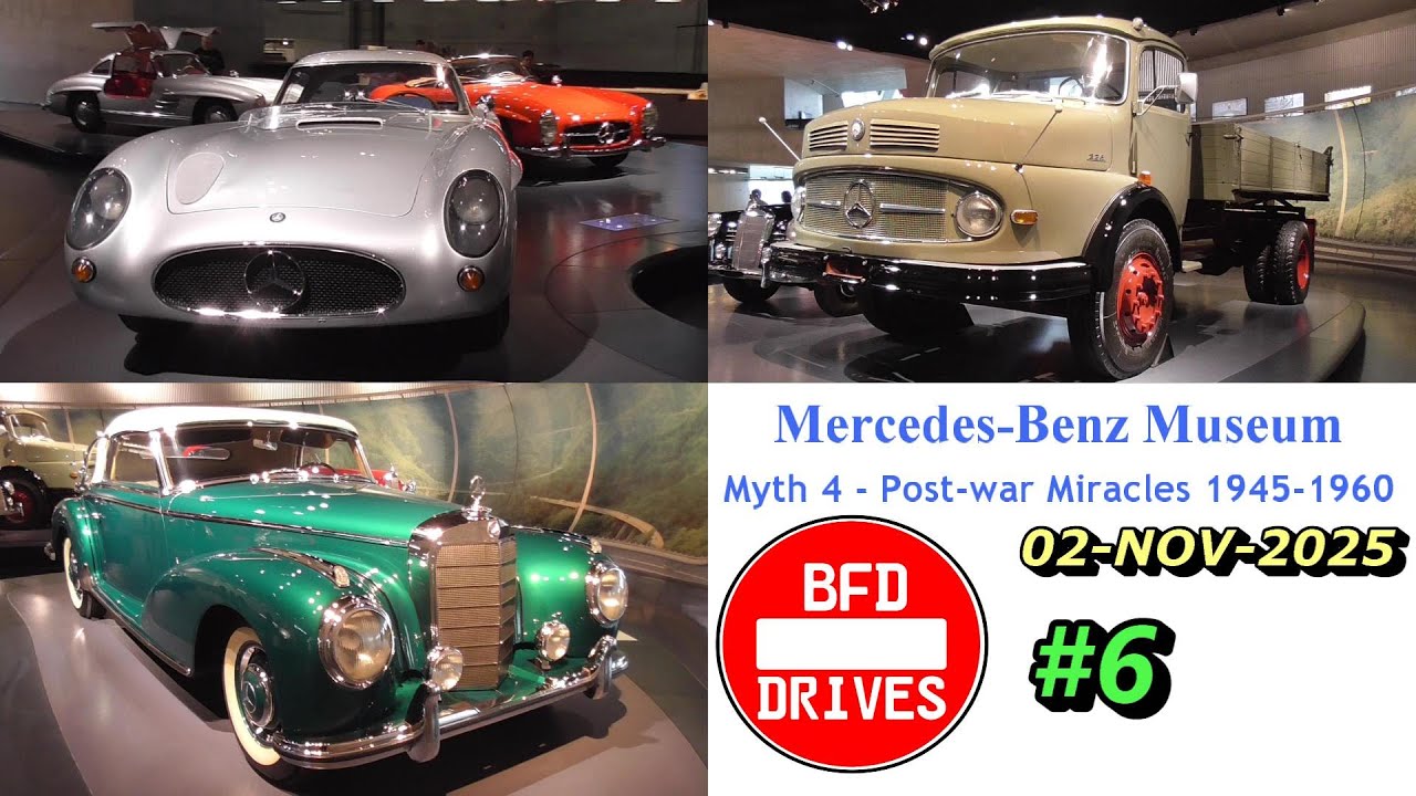 🚘 Mercedes-Benz Museum Part 6/18 ⛔️ 02.11.2025 🚥 Level 5 - Legend 4: Post-war Miracle (1945-1960)  🚗