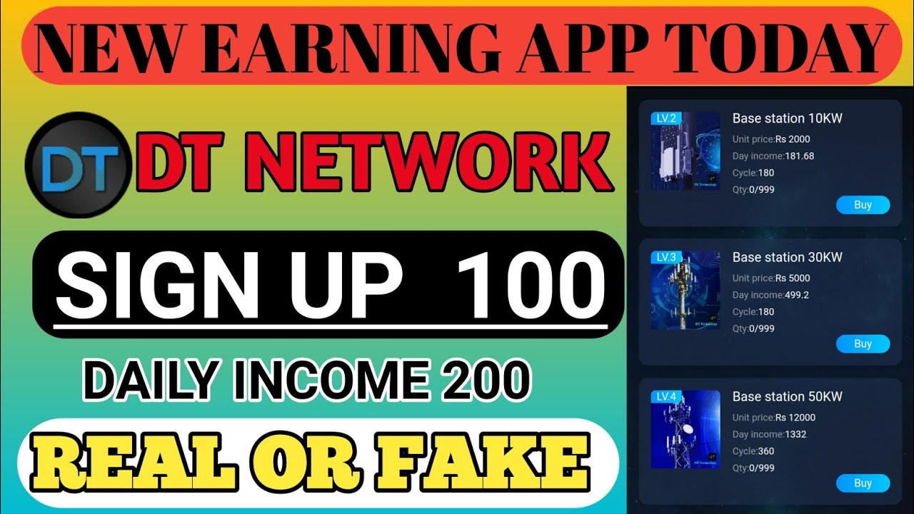 How To Earn Money By DT Network. DT Network App Full Details. DT Network App Payment Proof.