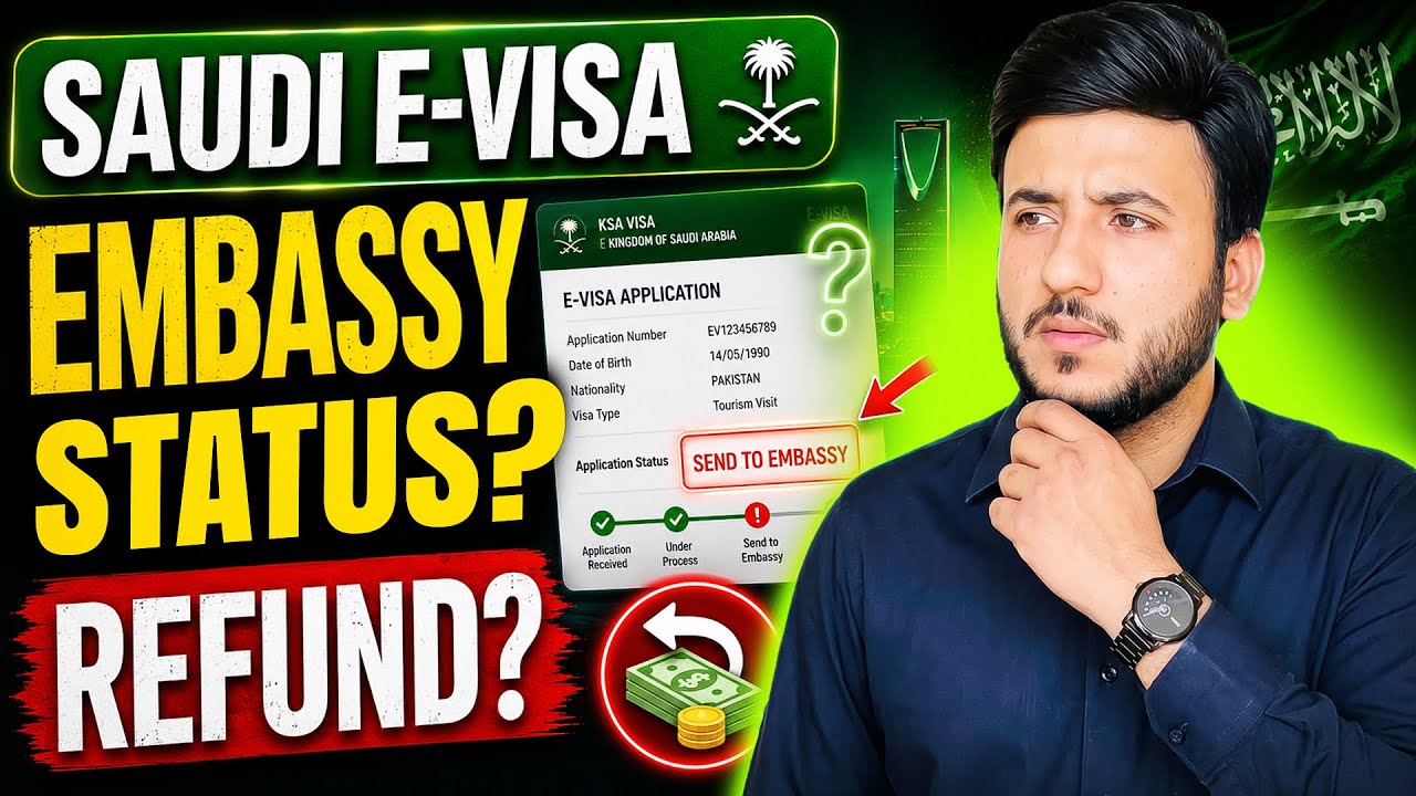 Saudi E-Visa Send to Embassy Status Explained | Approval, Rejection & Refund Process