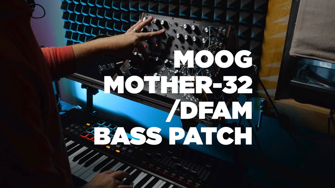 5 Minute Moog Mother-32 / DFAM Bass Patch Walkthrough