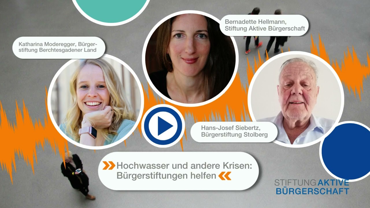 Podcast Stiftung Aktive Bürgerschaft: Katharina Moderegger, Hans-Josef Siebertz, Bernadette Hellmann