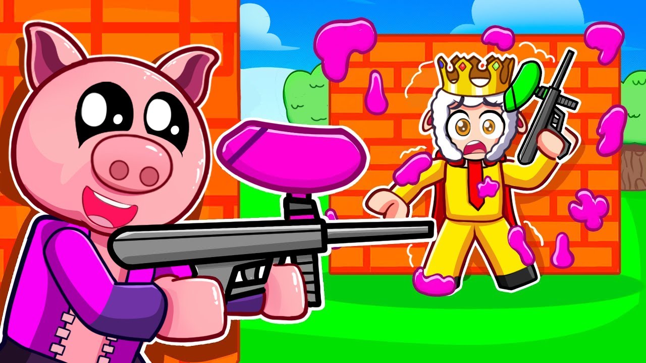 Hraju PAINTBALL v Robloxu!