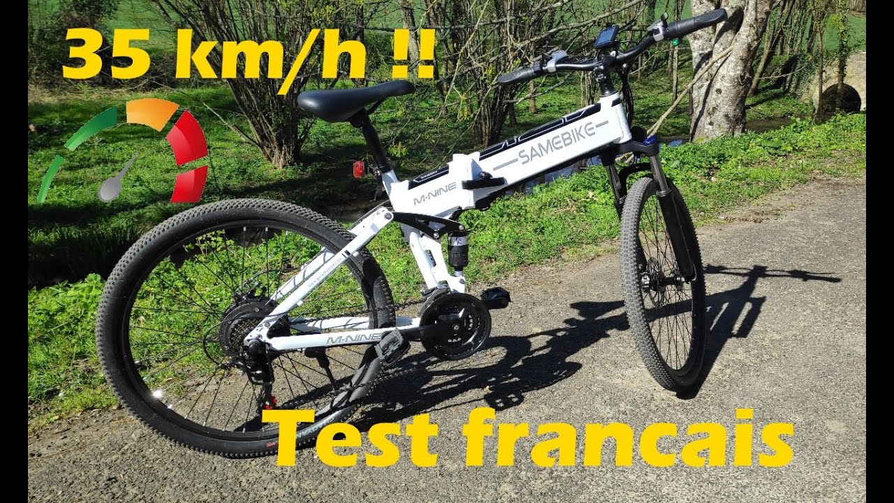 vélo électrique Samebike lo26 - 40km/h sans pédaler (partie 1)