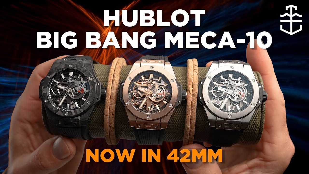 The new Hublot Big Bang Meca-10 42mm brings 10 days of power reserve to a smaller case