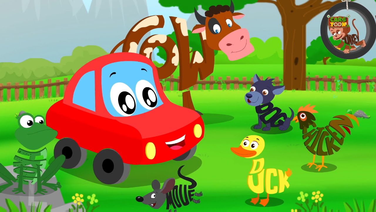 Animals Sound Song | Car Rhymes | Kids Video