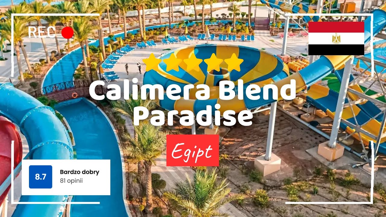 🇪🇬 Calimera Blend Paradise 5⭐ Hurghada, Egipt 🏝️🍹 Hotel Tour, Aquapark, Hotel dla rodzin z dziećmi