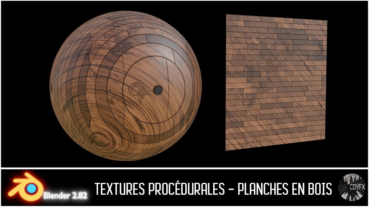 Blender- Textures Procédurales - Planches En Bois