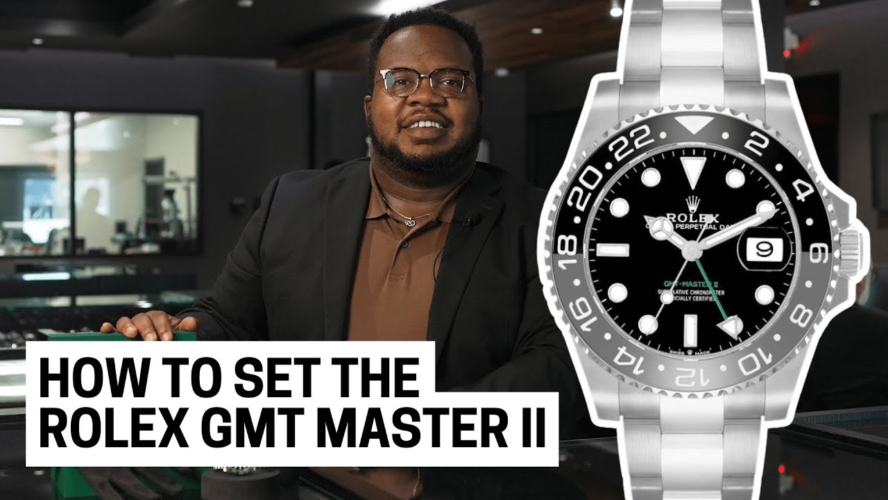 Rolex GMT-Master II Tutorial: Setting the 'Bruce Wayne' 126710GRNR | SwissWatchExpo