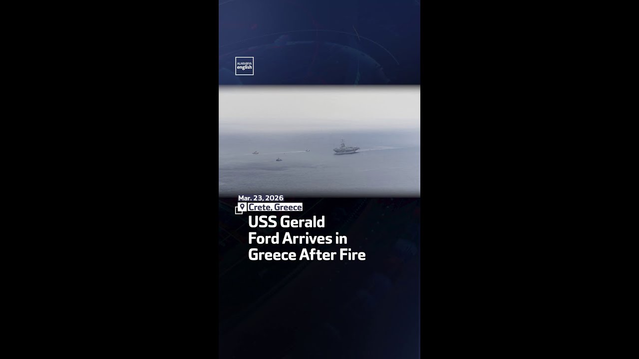 USS Gerald Ford Arrives in Greece After Fire