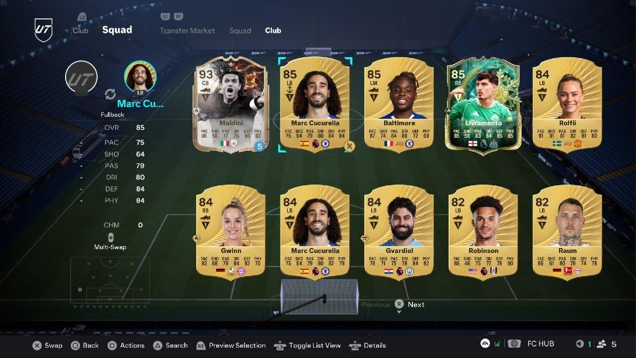 EA SPORTS FC 26 Christmas team
