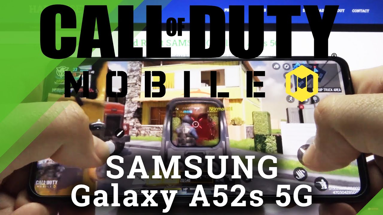 Call of Duty Performance Test on SAMSUNG Galaxy A52s 5G - Gameplay - Snapdragon 778G FPS Check