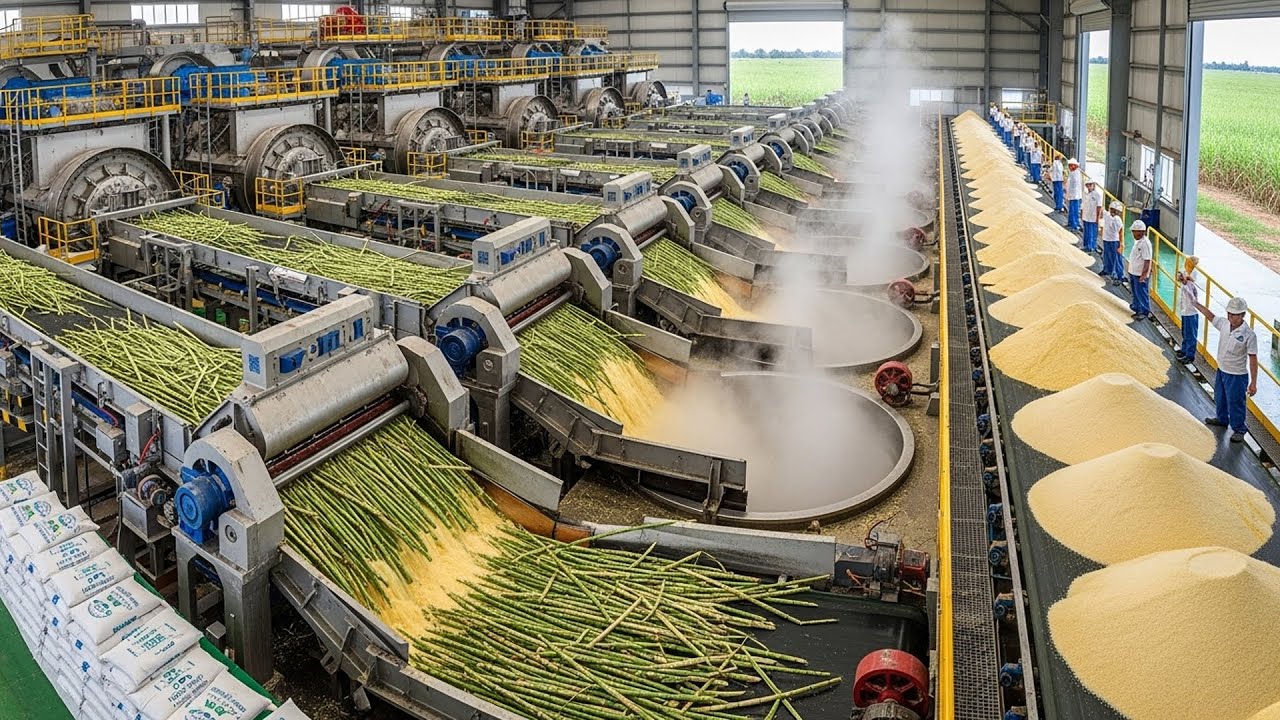 Cómo se hace el AZUCAR en la fábrica
