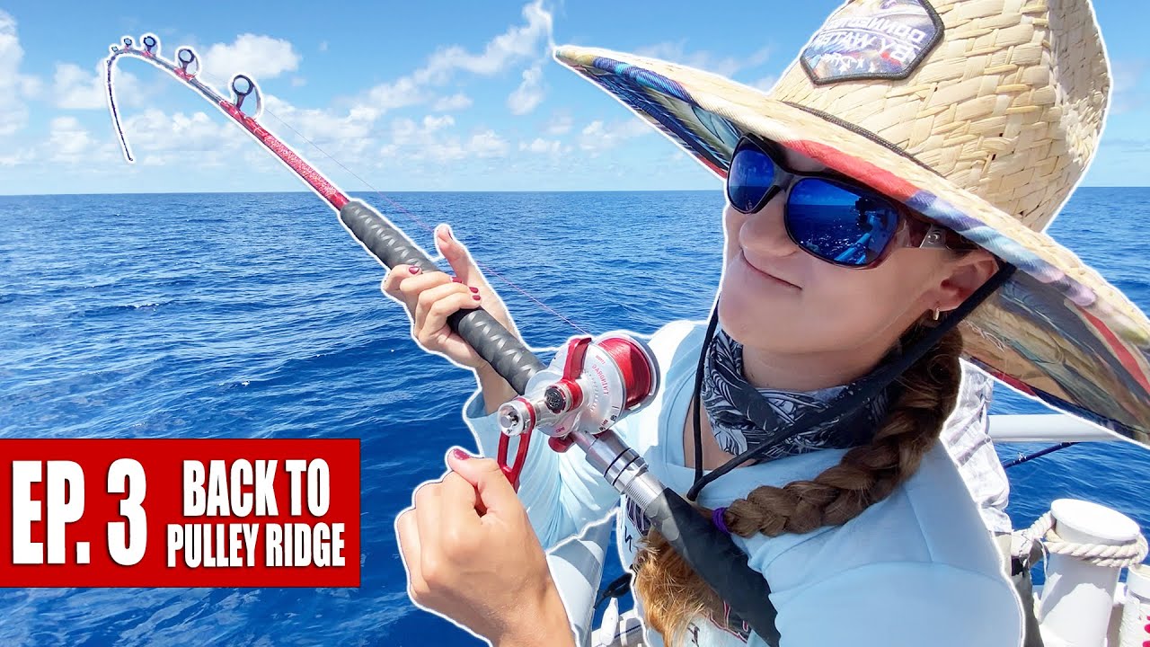 MY FIRST YELLOWMOUTH GROUPER - New Fish for Amanda  | Gale Force Twins